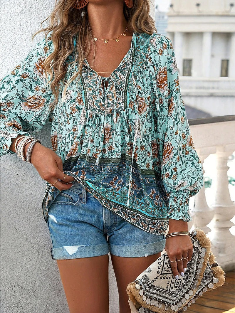 Lacey | Summer Floral Top