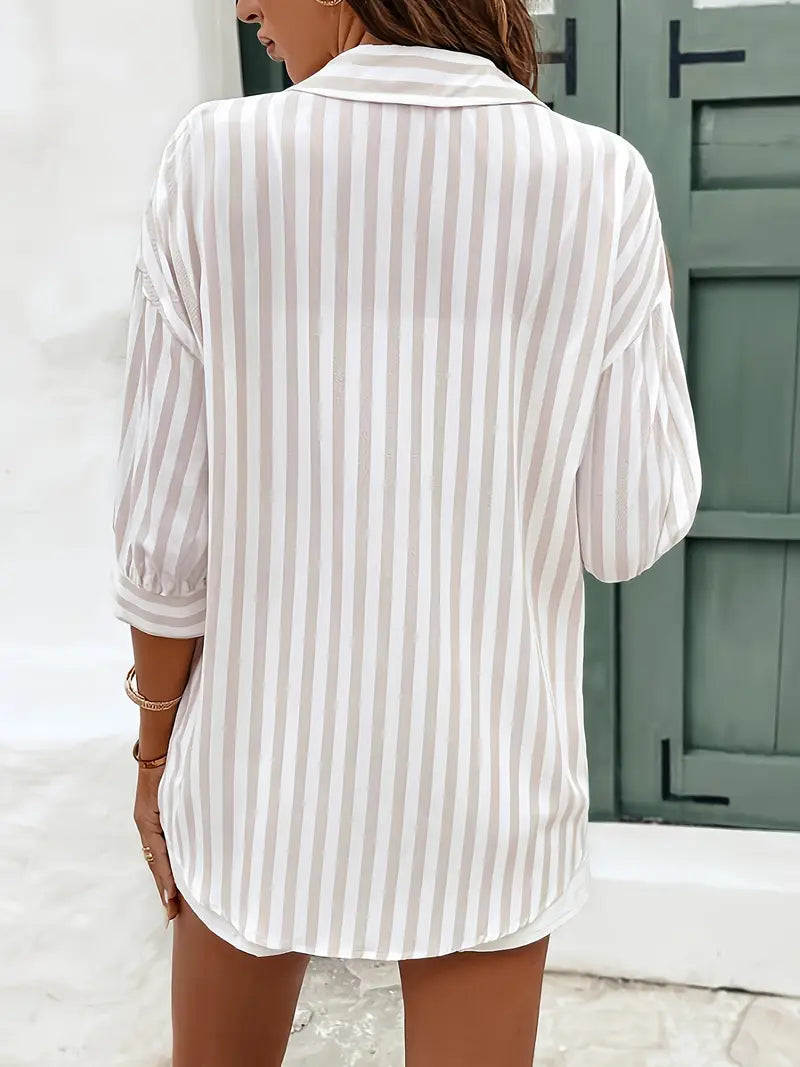 Kara | Casual Striped Shirt