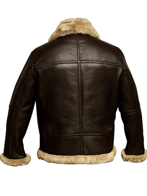 Klaus | PU Leather Shearling Jacket