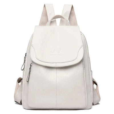 Freja | PU Leather Anti-Theft Backpack