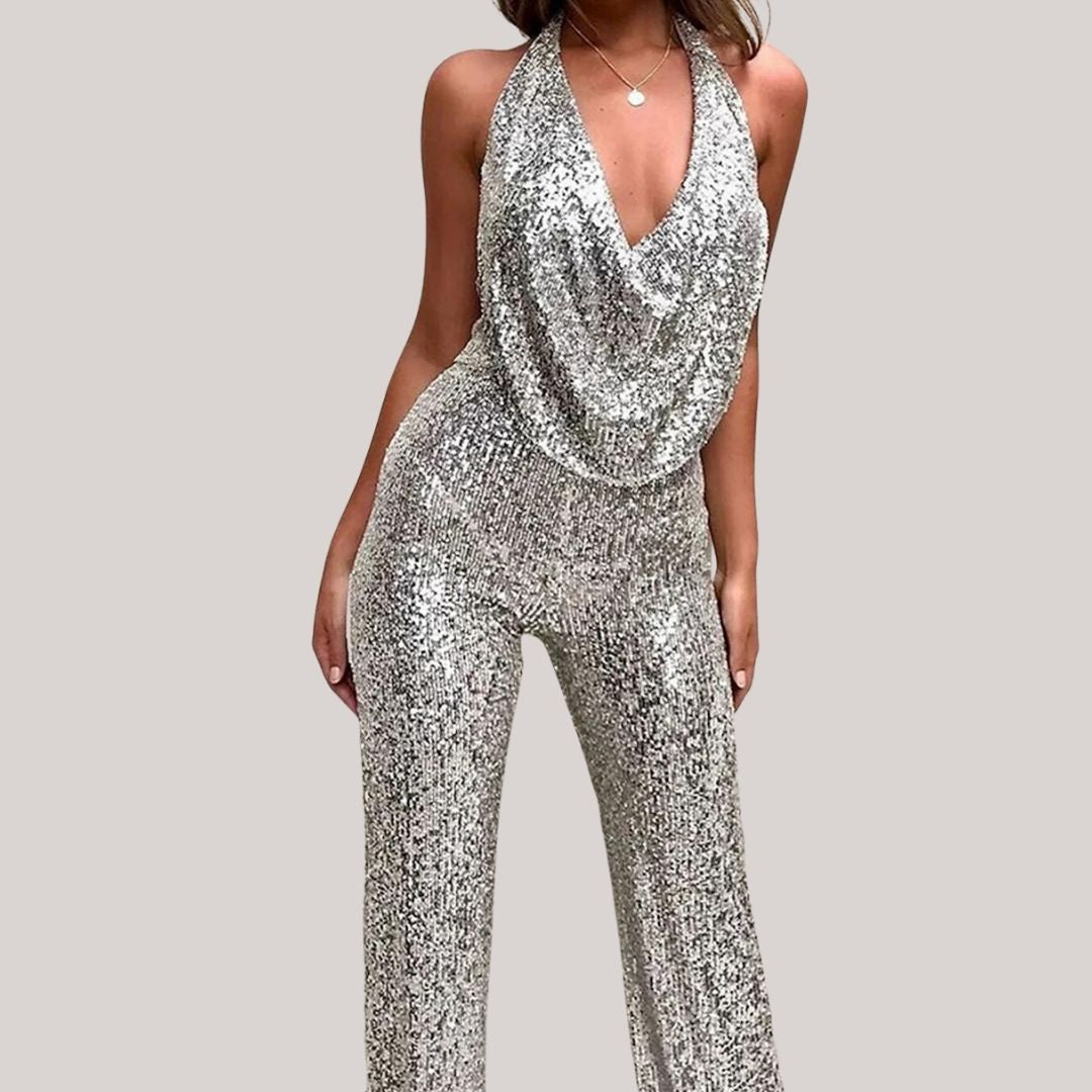 Chlelsea | Elegant Glitter Jumpsuit