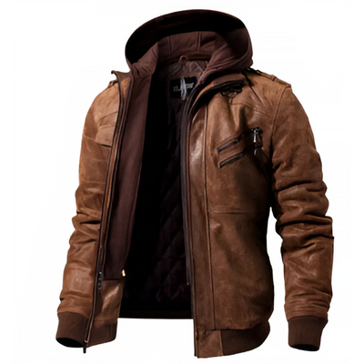 Albert | PU Leather Winter Jacket