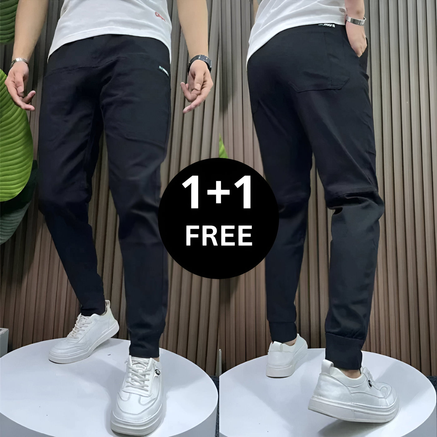 Miro | Premium Stretchy Cargo Pants 1+1 FREE