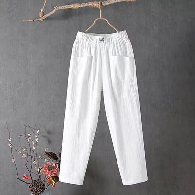 Olive | Linen Trousers (1+1 FREE)