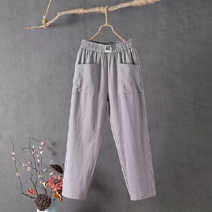 Olive | Linen Trousers (1+1 FREE)