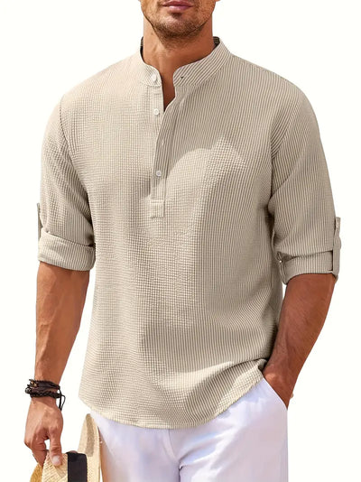 Ethan | Casual Henley Shirt