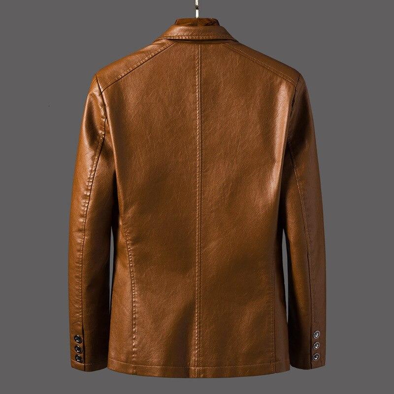 Peter | PU Leather Men’s Blazer