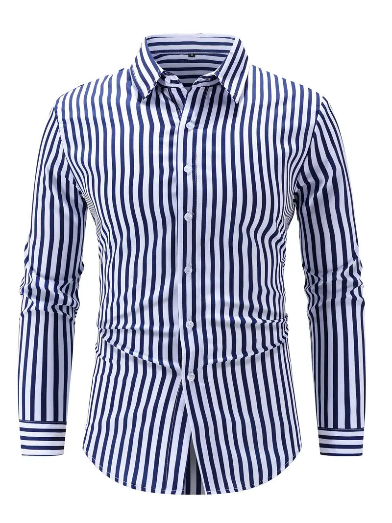 Oliver | Striped Long Sleeve Shirt