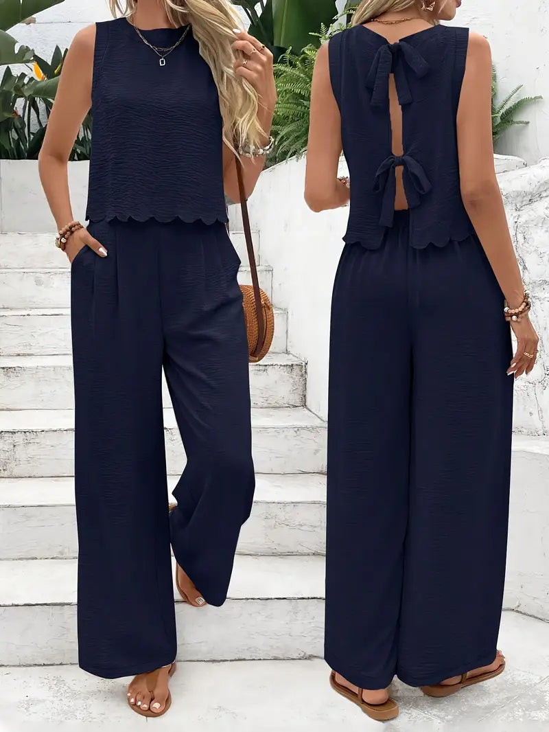 Carly | Casual Sleeveless 2-Piece Set