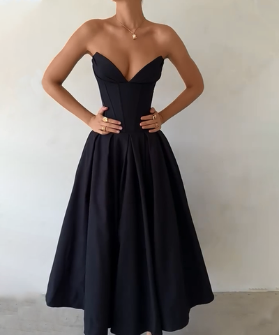 Sexy Solid color Gown Dress