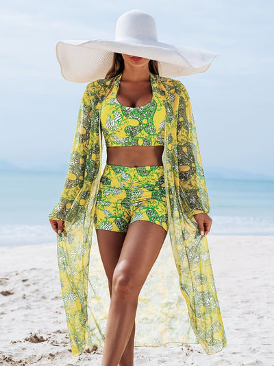 Crisha | Stylish Bikini Set with Cover-Up