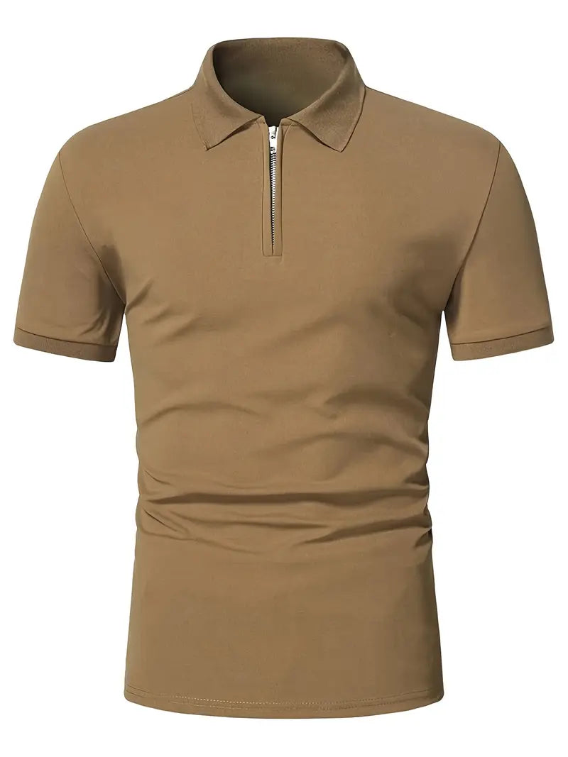 Ryan | Men's Zip Polo Shirt 1+1 FREE