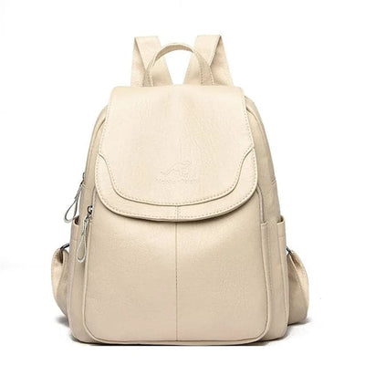 Freja | PU Leather Anti-Theft Backpack