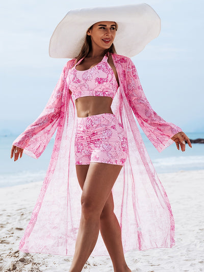 Crisha | Stylish Bikini Set with Cover-Up