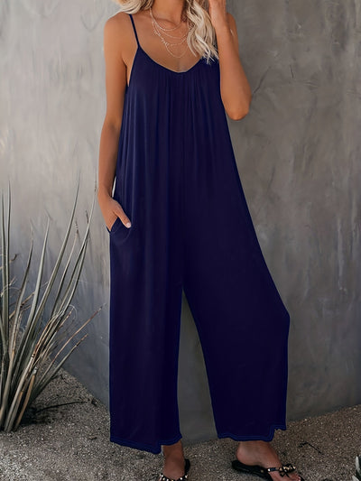 Zoe | Spaghetti Strap Jumpsuit