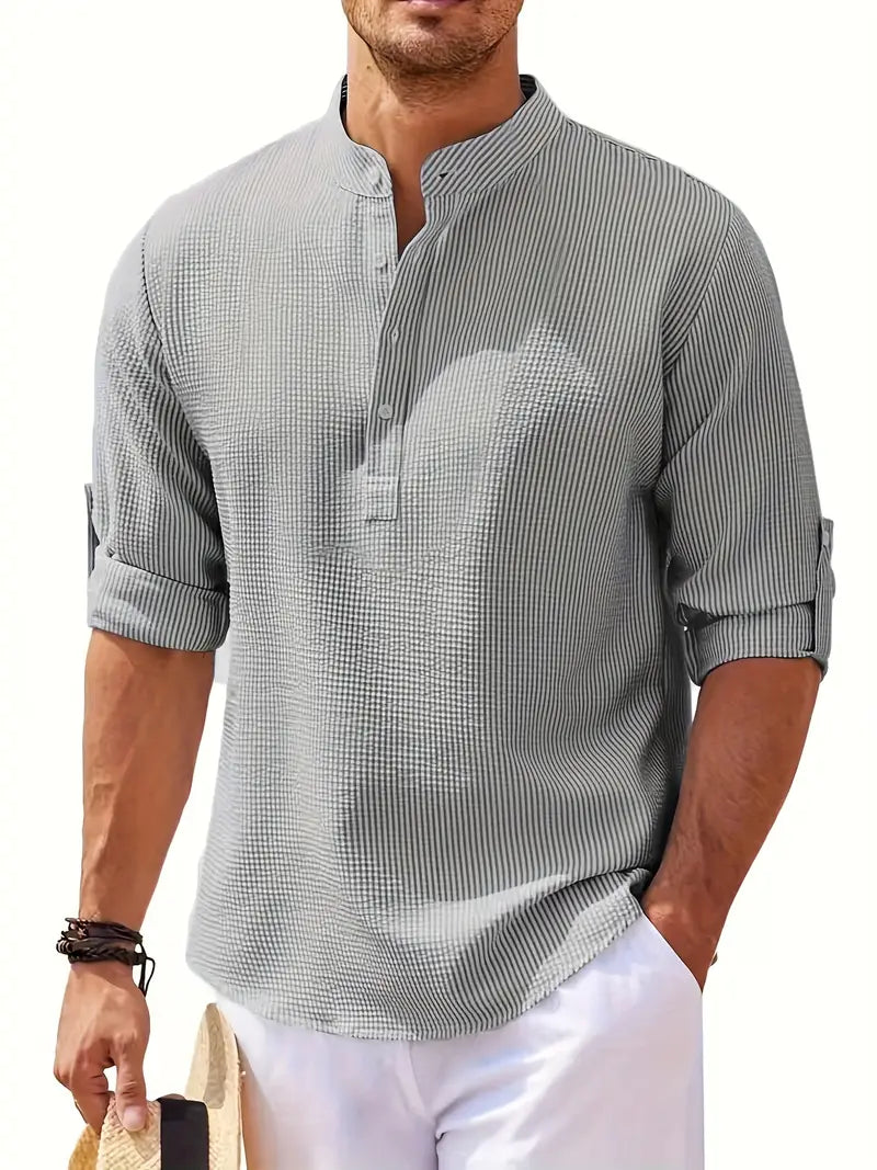 Ethan | Casual Henley Shirt