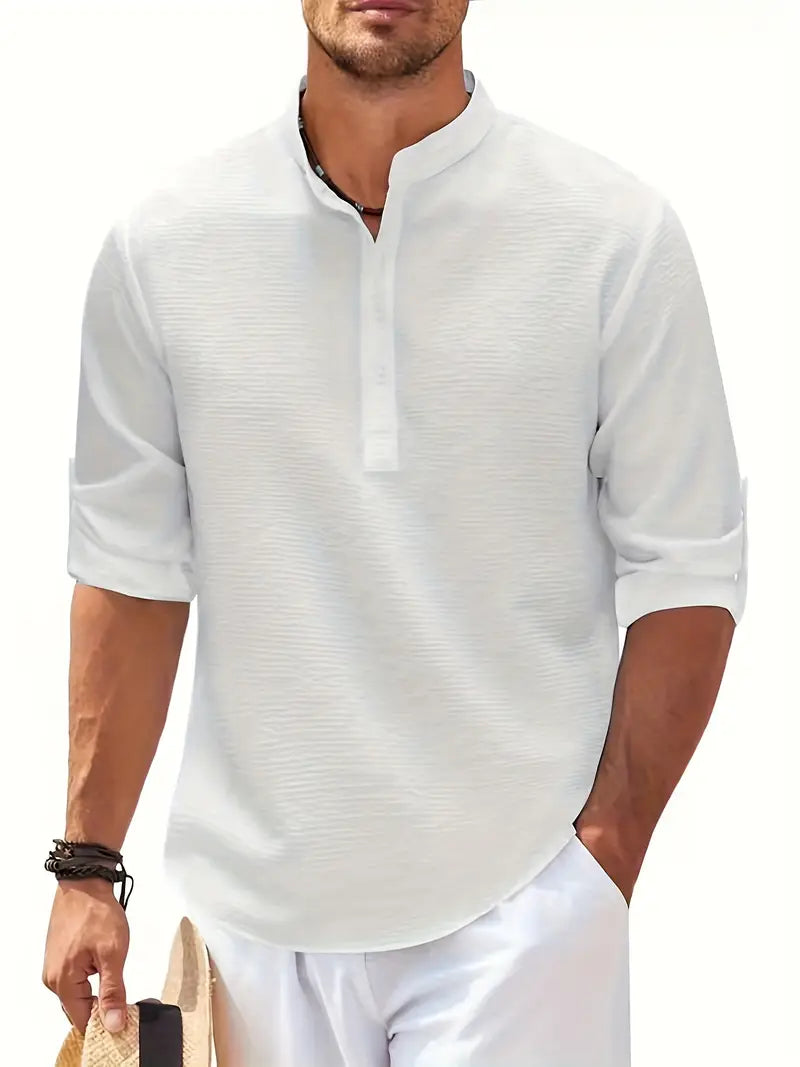 Ethan | Casual Henley Shirt