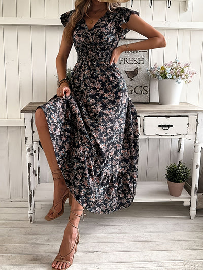 Delilah | Elegant Floral Dress