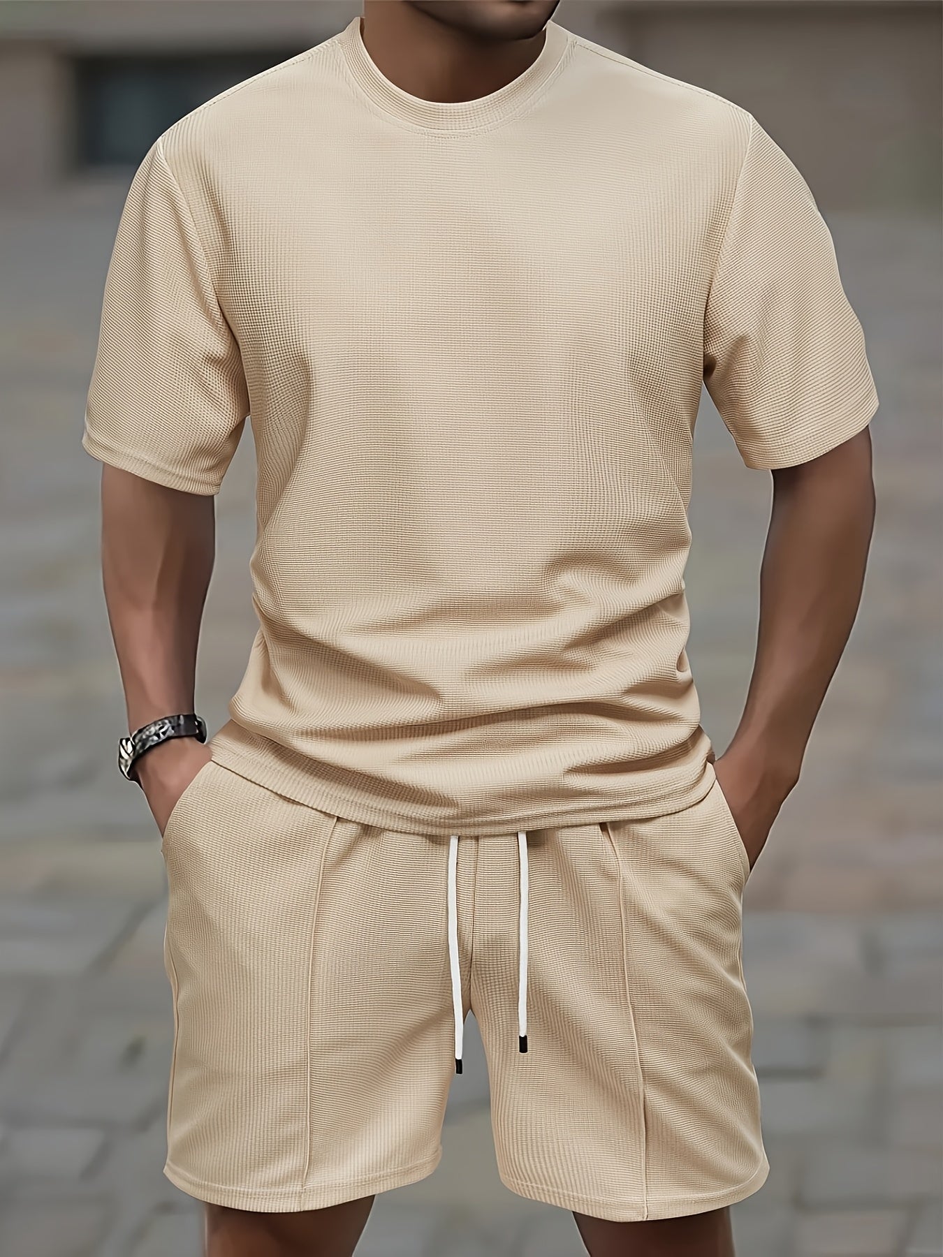 Ronald | Casual Ribbed Set