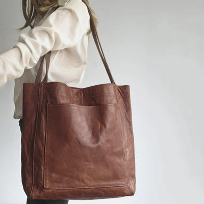 Sara | PU Leather Tote Bag