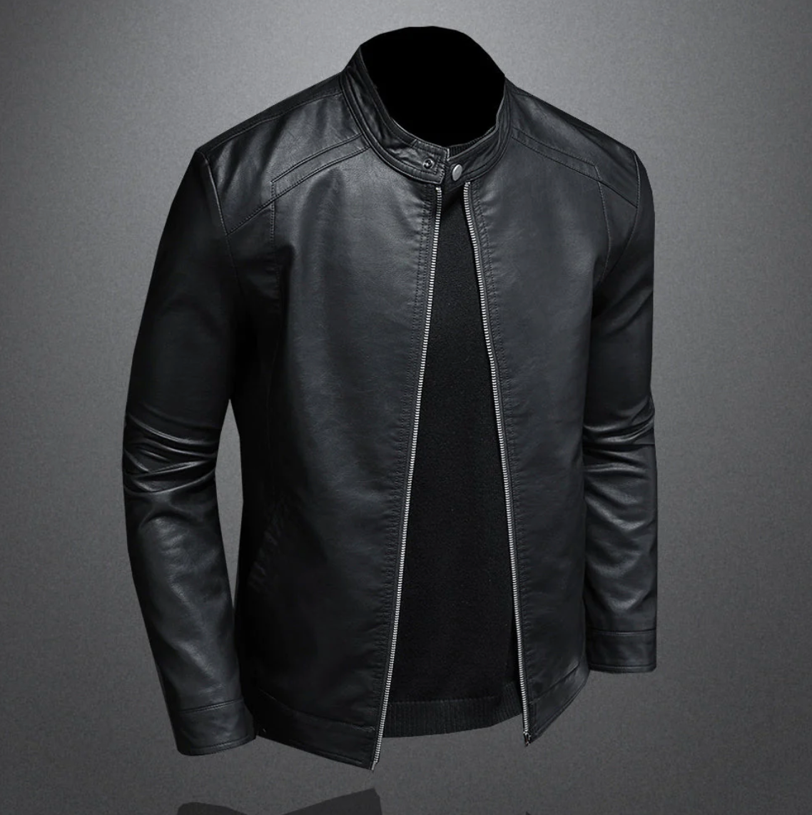 Jasper | PU Leather Biker Jacket