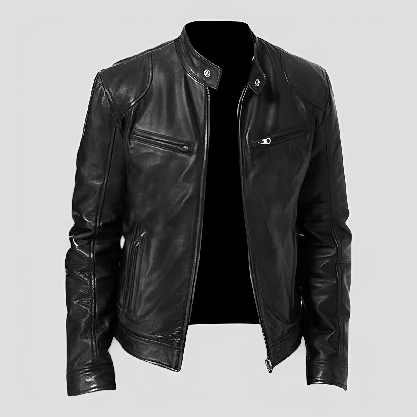 Roger | Comfortable PU Leather Jacket