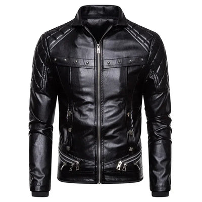 Thiago | PU Leather Fur Jacket