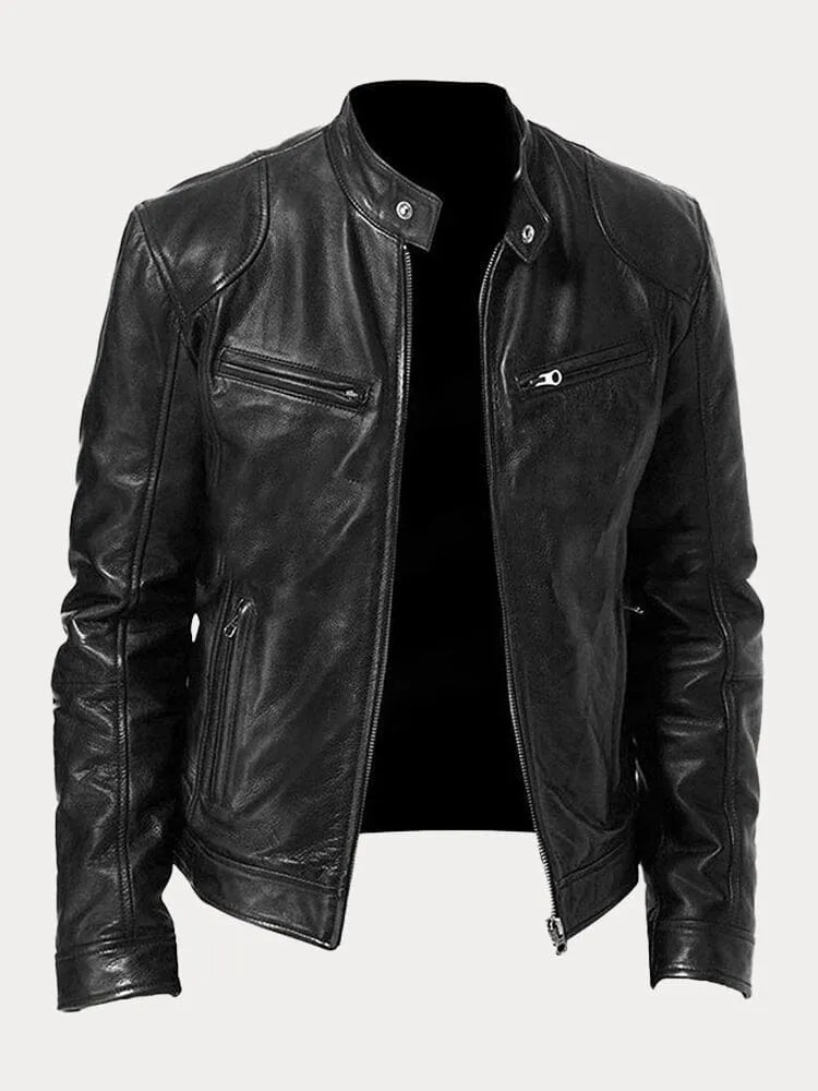 Maxson | PU Leather Casual Jacket