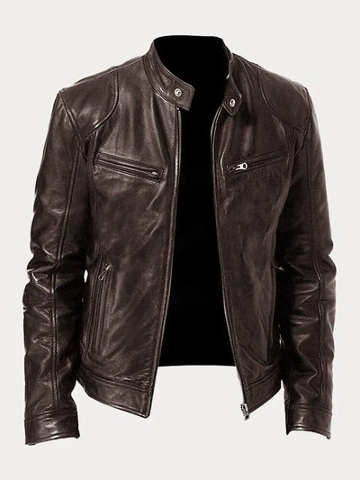 Maxson | PU Leather Casual Jacket