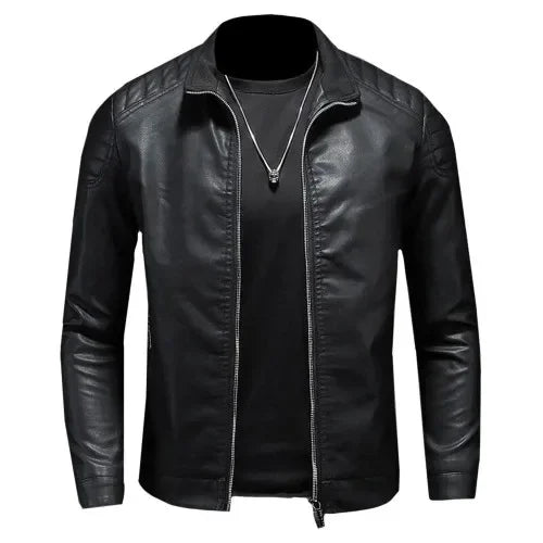 Maxime | PU Leather Biker Jacket