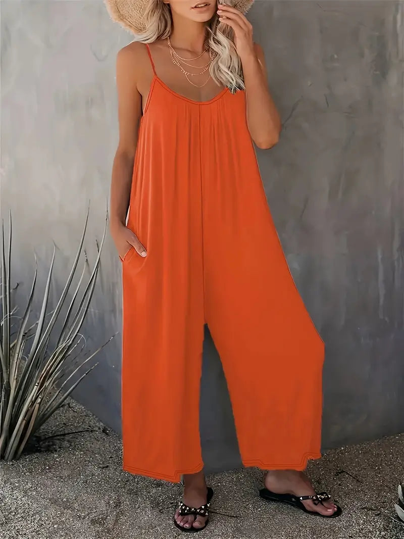 Zoe | Spaghetti Strap Jumpsuit