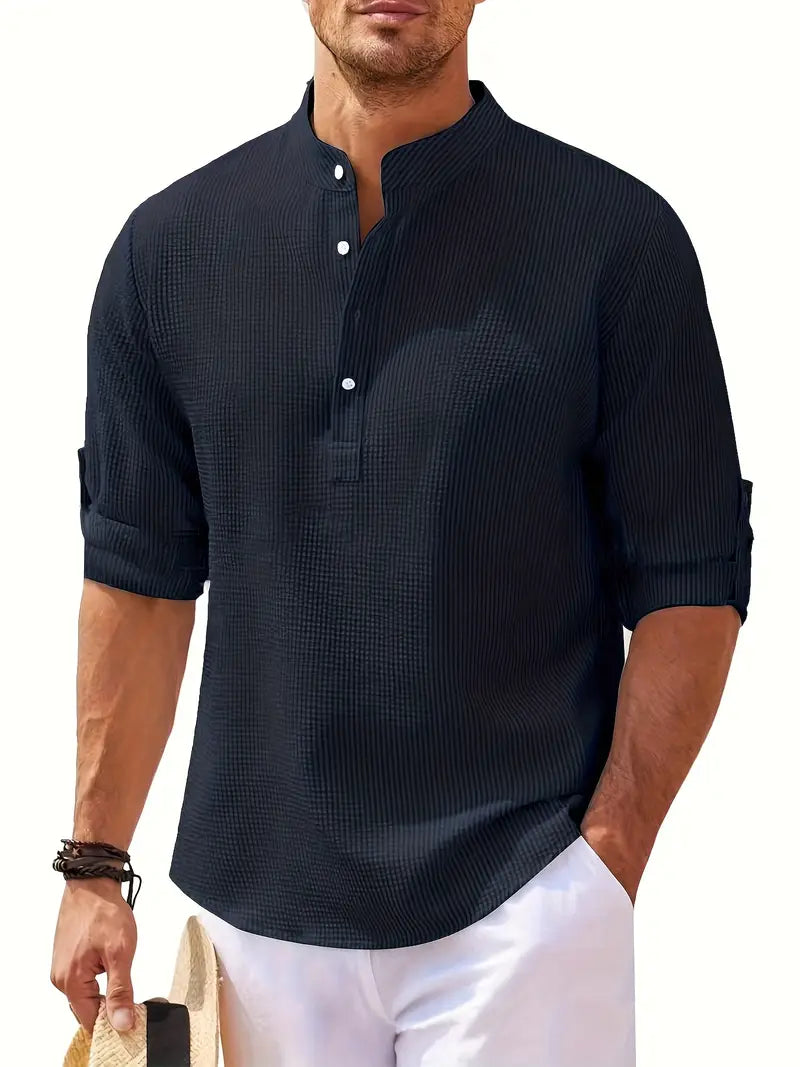 Ethan | Casual Henley Shirt