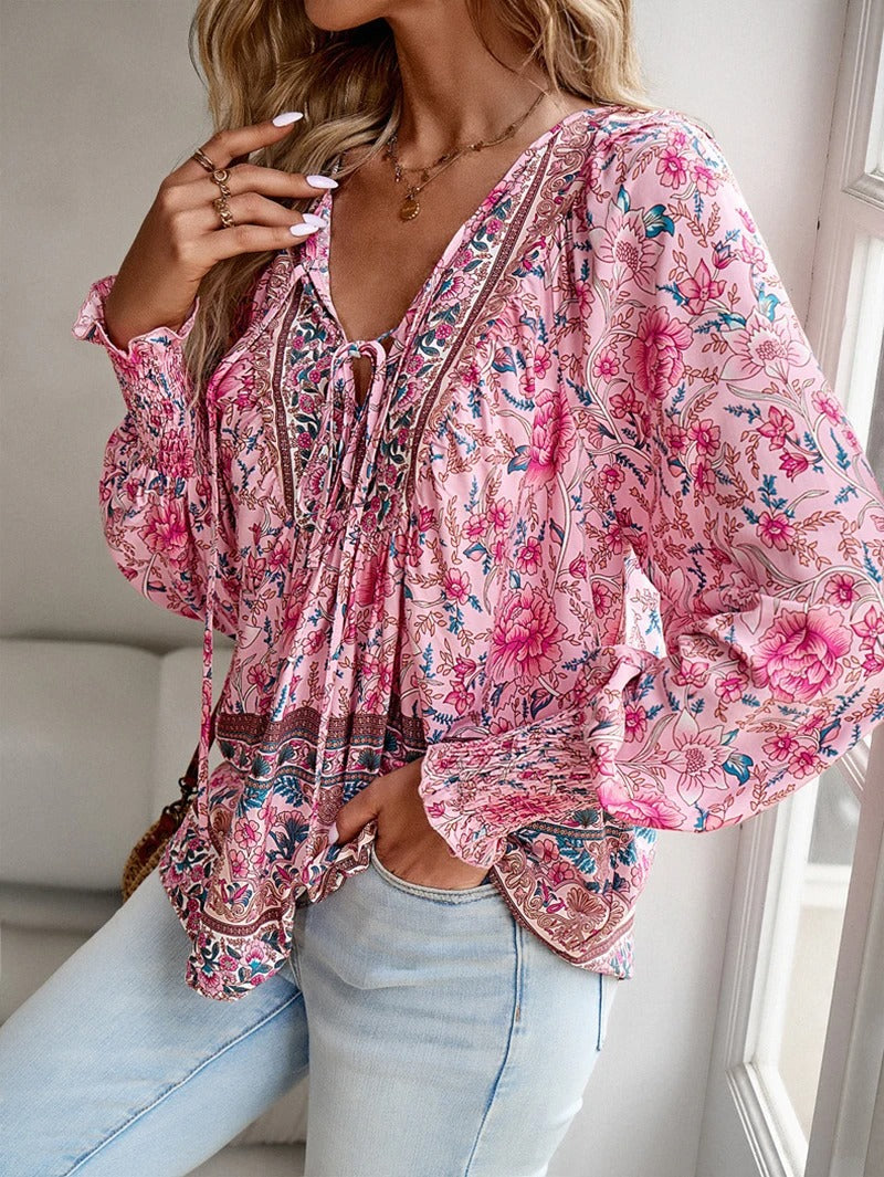 Lacey | Summer Floral Top