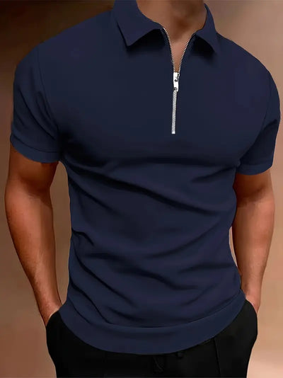 Ryan | Men's Zip Polo Shirt 1+1 FREE