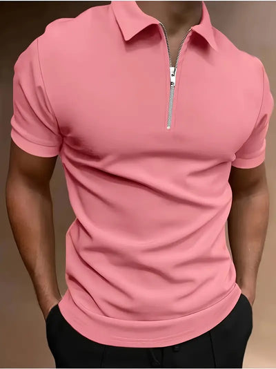 Ryan | Men's Zip Polo Shirt 1+1 FREE