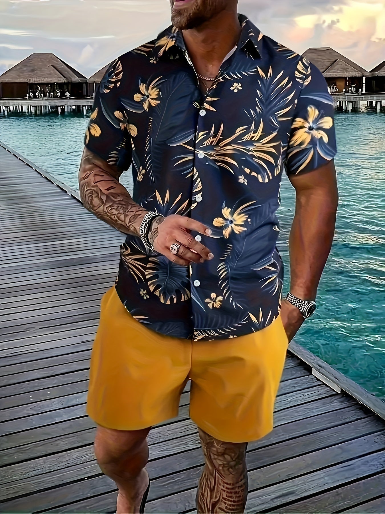 George | Summer Hawaiian Set