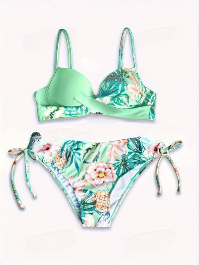 Ainsley | 2 Piece Tropical Bikini Set