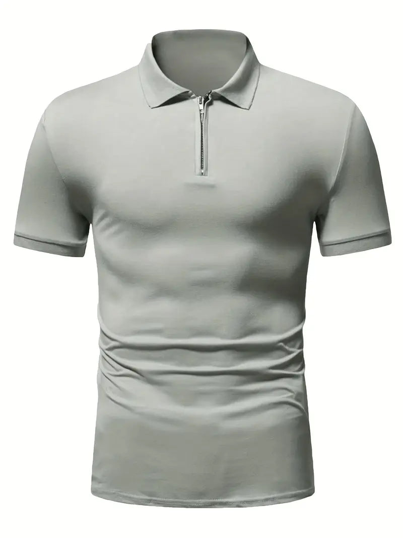 Ryan | Men's Zip Polo Shirt 1+1 FREE