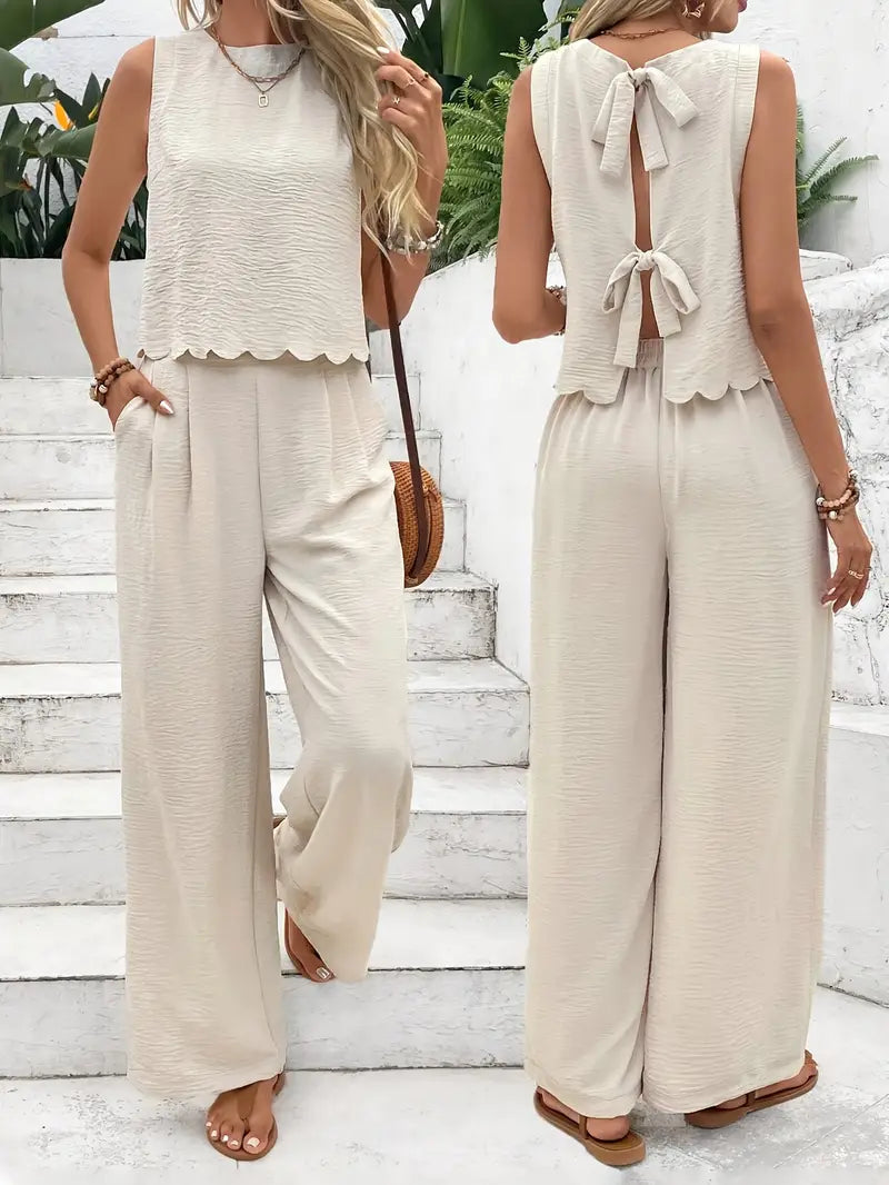 Carly | Casual Sleeveless 2-Piece Set