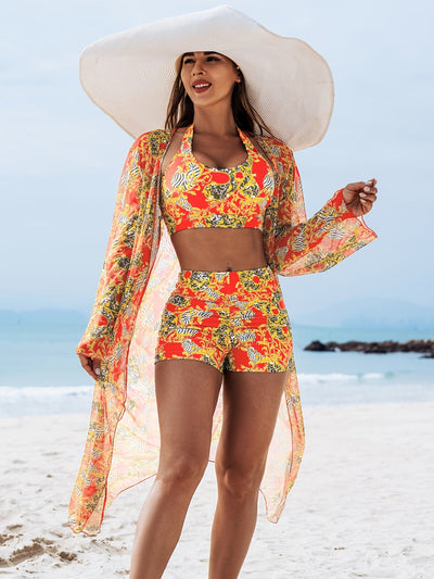 Crisha | Stylish Bikini Set with Cover-Up