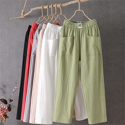 Olive | Linen Trousers