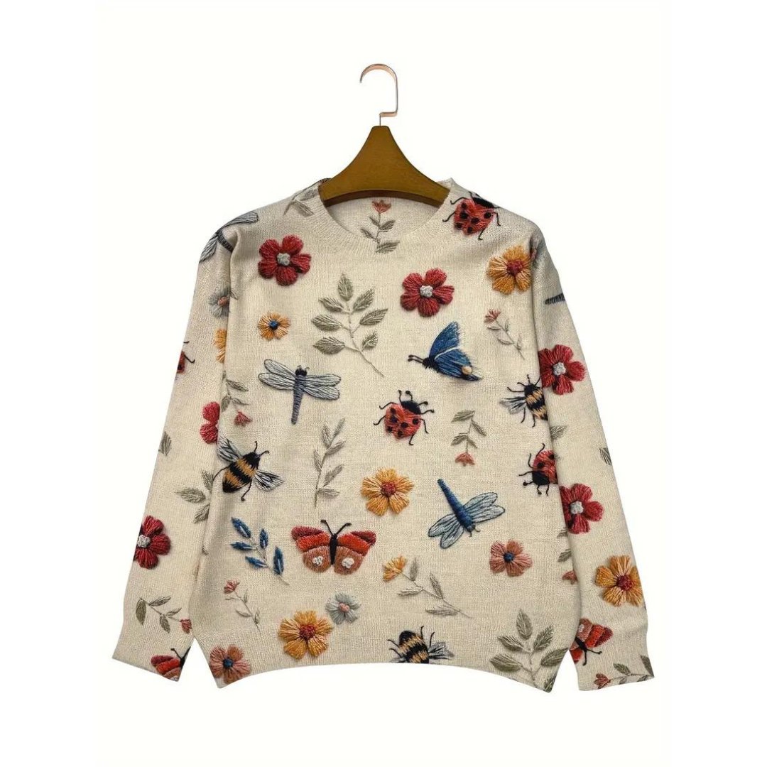 Flora | Whimsical Print Sweater