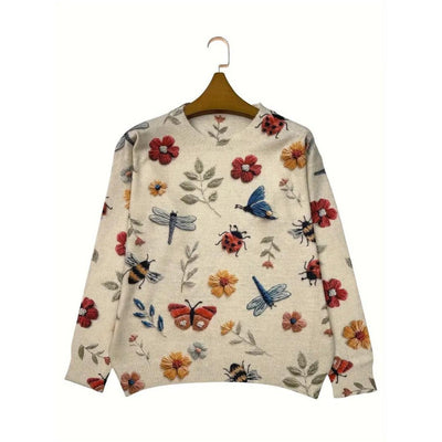 Flora | Whimsical Print Sweater