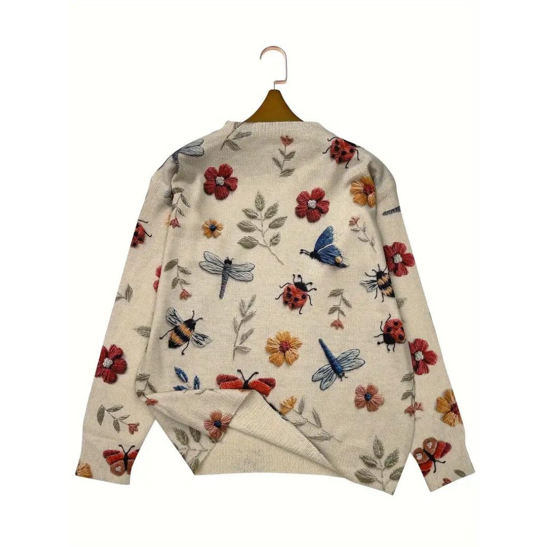 Flora | Whimsical Print Sweater