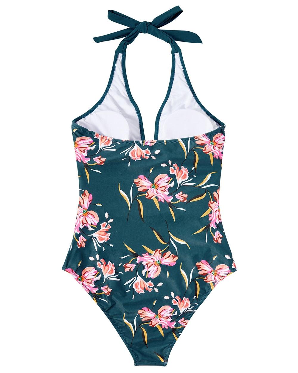 Florie | Halter One-Piece Swimsuit